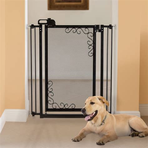 Tall One Touch Metal Mesh Dog Gates | Tall Dog Gate | Metal Pet Gates | Richell USA