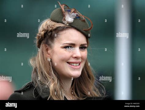 Jockey Lizzie Kelly during Gold Cup Day of the 2017 Cheltenham Festival ...