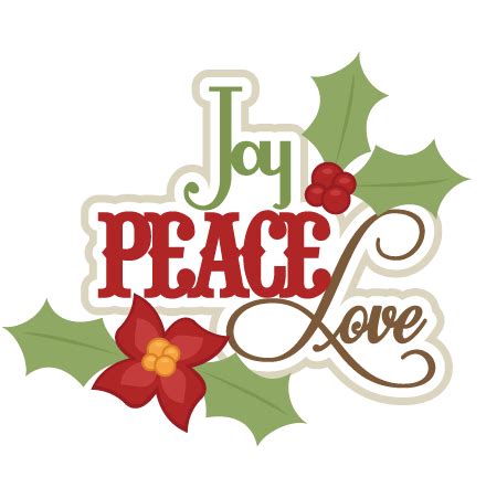 joy love peace clipart - Clip Art Library