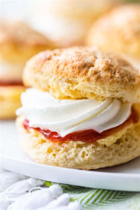 Irish Scones with Jam & Cream: Easy recipe! -Baking a Moment