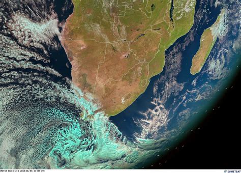 Mossel Bay Weather Observation, South Africa : SA Weather Satellite Images: 4 June 2014 15h00 ...