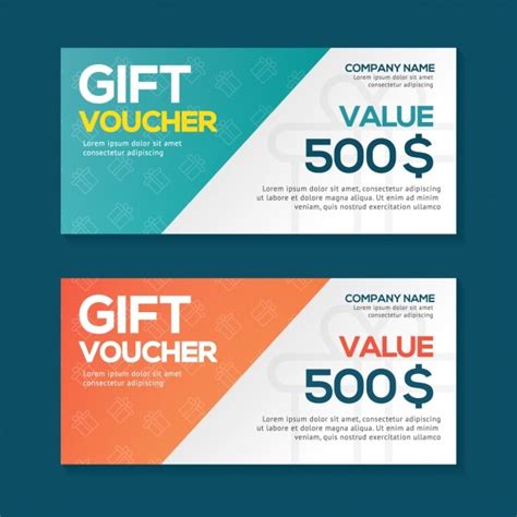 Voucher Design Images - Free Download on Freepik