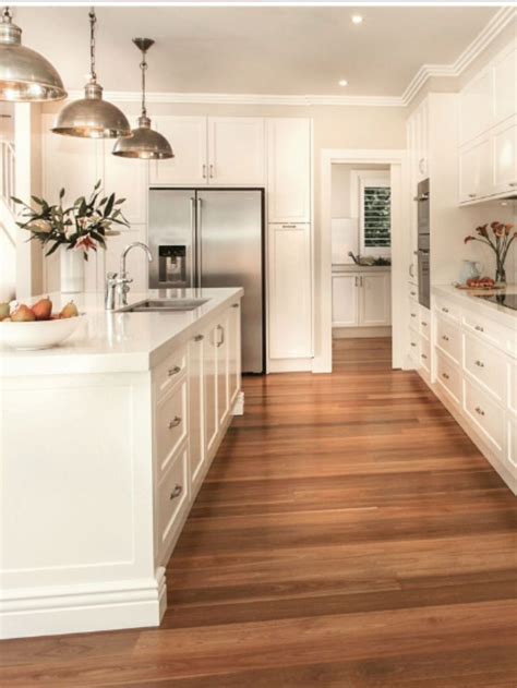 Inspiring Light Wood Flooring Ideas | SHAIROOM.COM | Wood floor kitchen, White kitchen design ...