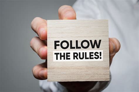 Follow The Rules Stock Photo - Download Image Now - iStock