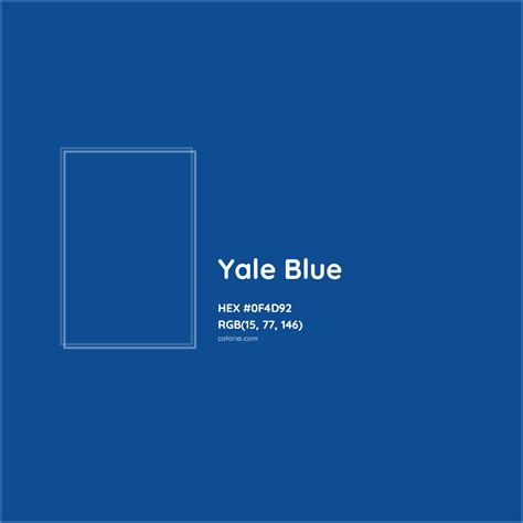 Yale Blue Complementary or Opposite Color Name and Code (#0F4D92) - colorxs.com