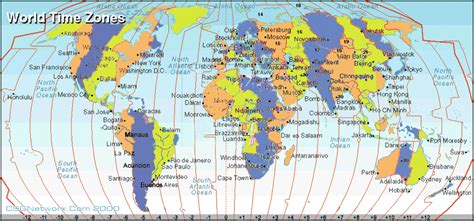 Time+zones+world+map