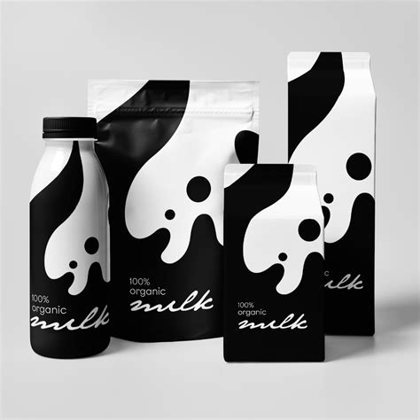 Organic Milk Concept on Packaging of the World - Creative Package ...