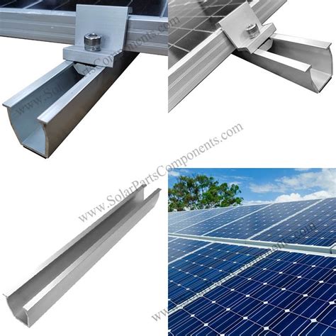 Aluminum rails for solar panels | Solar, Solar electric, Solar roof