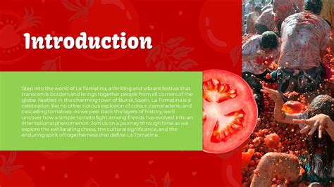 La Tomatina Festival Template PowerPoint & Google Slides