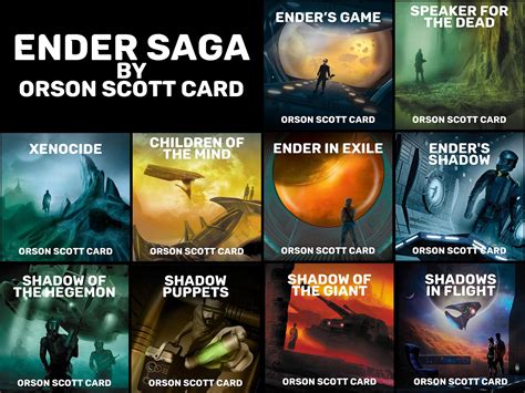 Ender Saga custom audio book covers based on the Polish editions : r/ender