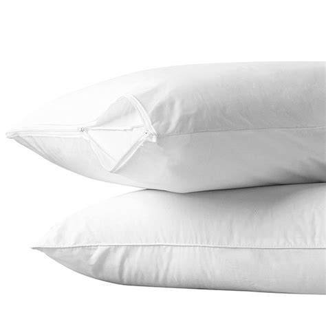 Water Resistant Cotton Anti-Bacterial Zipped Pillow Protector