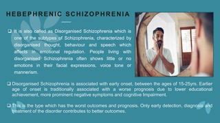 hebephrenic (disorganized) and post schizophrenic depression | PPT ...