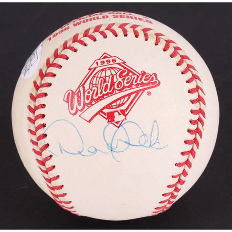 Derek Jeter Signed 1996 World Series Logo Baseball (JSA LOA) | Pristine ...