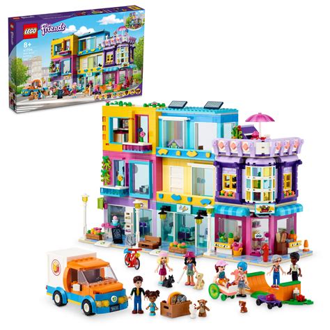 LEGO Friends Main Street Building, Heartlake City Café & Hair Salon ...