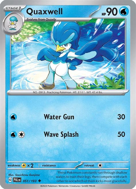 Quaxwell sv2 51 | Pokemon TCG POK Cards