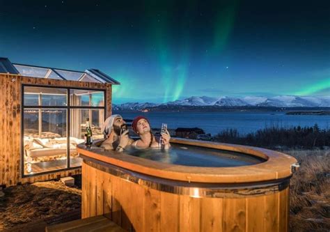 Iceland's Panorama Glass Lodge Lets You Doze Off Under Northern Lights