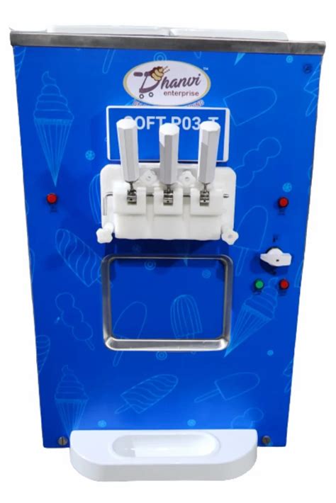 Loose Ice Cream Softy Making Machine Three Flavour table top soft-p03-T at Rs 235000/piece in ...