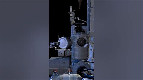 iss- international space station, iss tour inside the galaxy animated ...