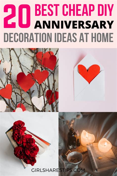 20 SIMPLE ANNIVERSARY DECORATION IDEAS AT HOME DIY THAT YOU CAN EASILY RECREATE | Anniversary ...