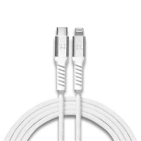 Jual IT Power Connector - USB C to Lightning Cable 2M - White | eraspace.com