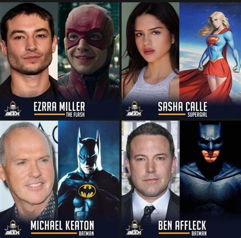 OTHER: "The Flash" Movie Cast so far. : r/DC_Cinematic