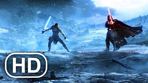 STAR WARS Darth Vader Kills Starkiller Fight Scene Cinematic 4K ULTRA ...