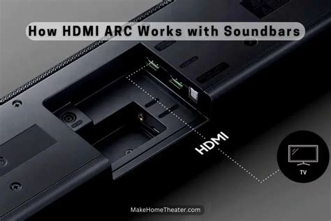 How HDMI ARC Works with Soundbars? - Make Home Theater