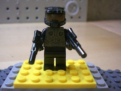 CUSTOM LEGO ****HALO 4**** MASTER CHIEF WITH WEAPONS | #457294525