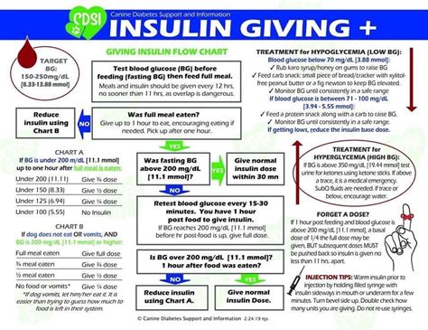 Dog Insulin Dosage Chart