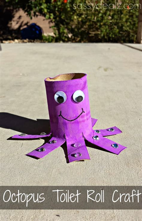 Octopus Toilet Paper Roll Craft For Kids - Crafty Morning