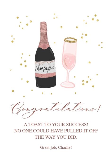 Cheers to You - Congratulations Card (Free) | Greetings Island