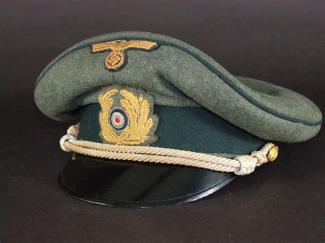 Kriegsmarine Coastal Artillery Officer's Peaked (Visor) Cap in Hats