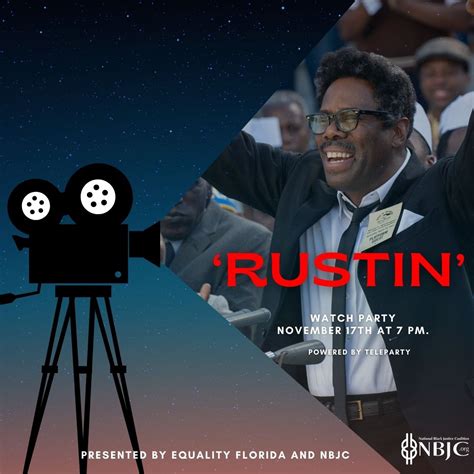 Celebrate Bayard Rustin’s Legacy at the National Watch Party for the ...