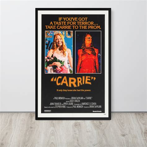 Carrie 1976 Vintage Movie Poster - Etsy