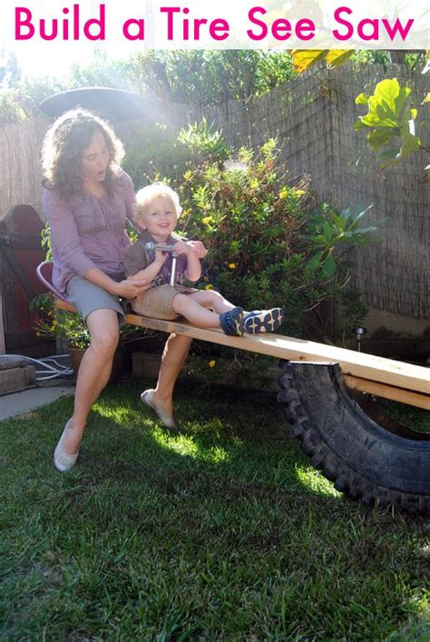 How To Build a Tire See Saw | Built by Kids