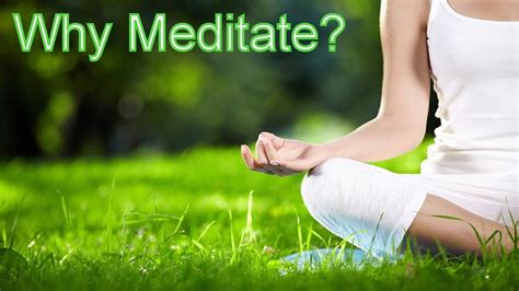 Why Meditate? | Benefits of everyday meditation - YouTube