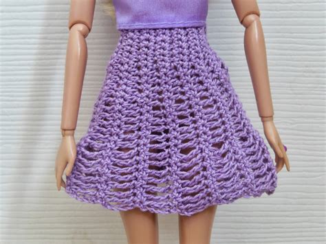 Crochet Patterns Galore - Barbie Flared Skirt