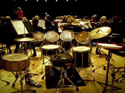 Drumset and Tom Tom Setup for Symphonic Dances from West S… | Flickr