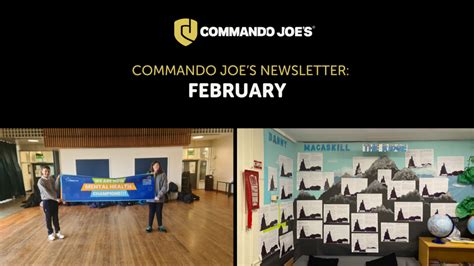 Commando Joe's February Newsletter - Commando Joe's