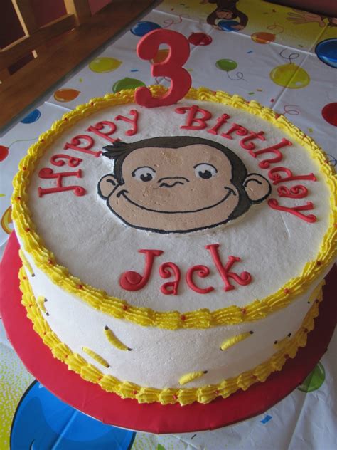 Curious George Birthday Cake - CakeCentral.com