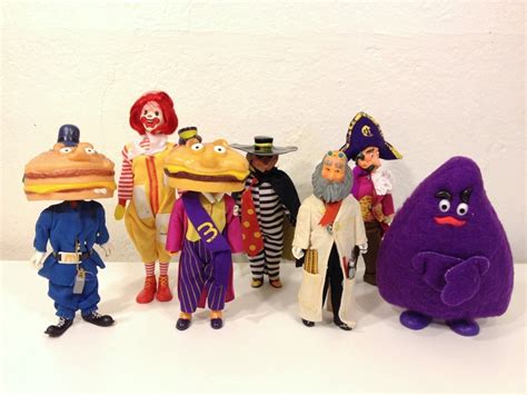 McDonaldland Characters Set of 7 REMCO by PioneerValleyVintage