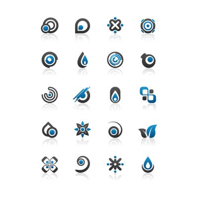 Creative Blue logo template - Creative Blue logo template vector free download