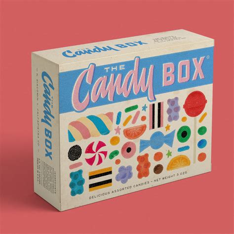 THE CANDY BOX | Graphic design packaging, Creative packaging design ...