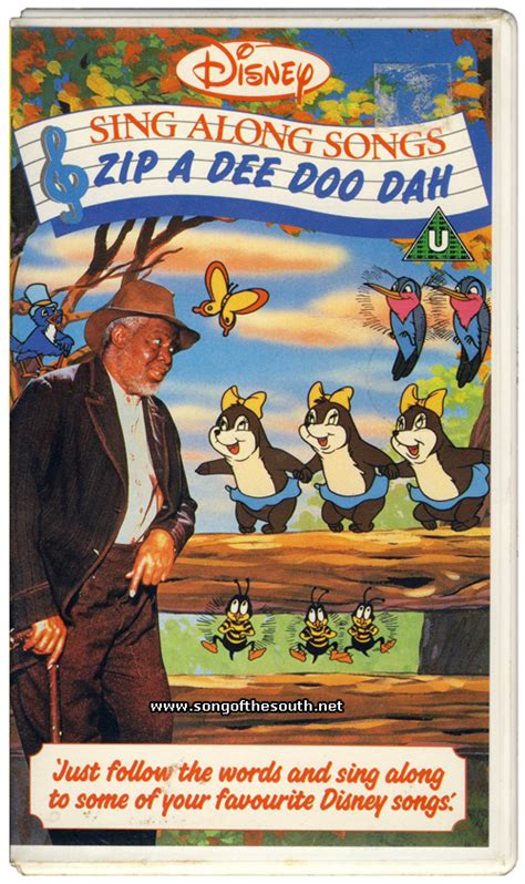 Song of the South Memorabilia: Sing Along Songs: Zip-A-Dee-Doo-Dah (1987)