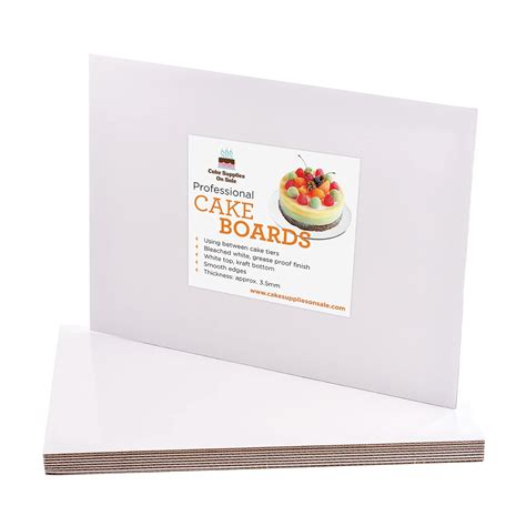 Amazon.com: 14"x19" Rectangle Coated Cakeboard, 12 ct. : Industrial & Scientific