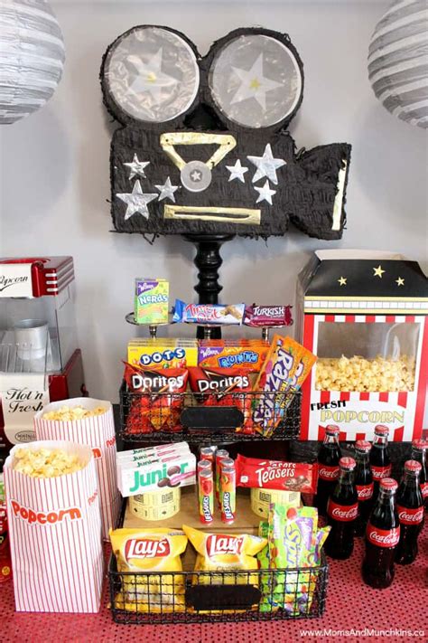 Movie Night Party Ideas - Moms & Munchkins