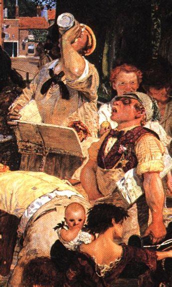 Ford Madox Brown: Work - detail (Navvy and man from pub) Legend Of King, Pre Raphaelite Art ...