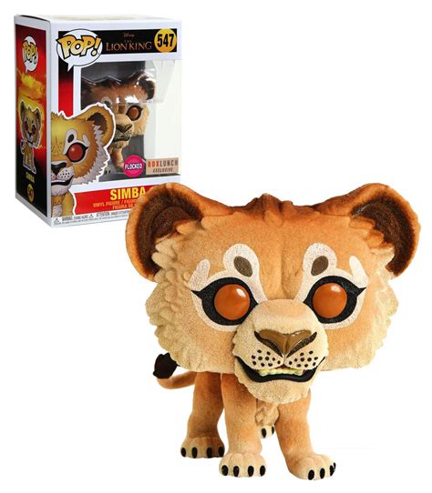 Funko pop disney lion king simba lion king exclusive flocked vinyl ...