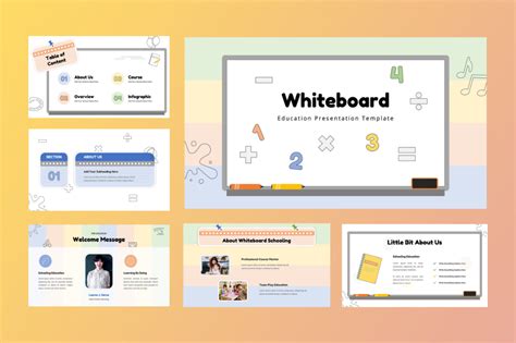 Whiteboard – Education Style Powerpoint Template | TMint | Presentation templates, Powerpoint ...