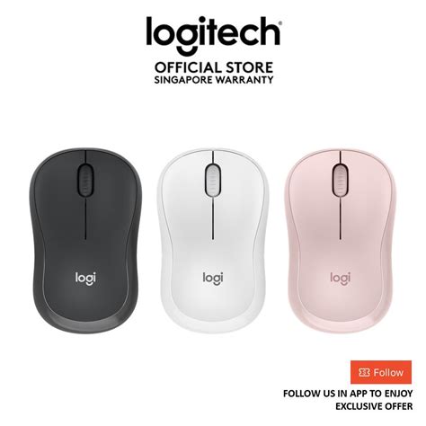 Logitech M240 Silent Wireless Bluetooth Mouse, Compact Size, Easy Navigation, 18 Months Battery ...